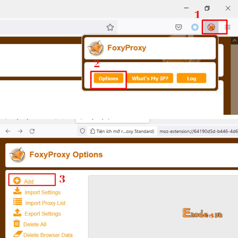 FoxyProxy Options