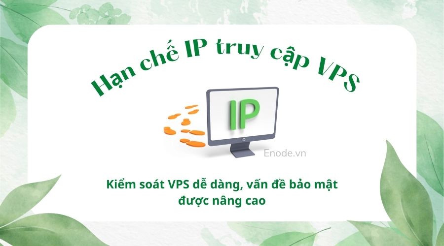 Bảo mật VPS tuyệt đối bạn nên cài đặt cấp quyền cho IP cụ thể nào đó có thể truy cập được VPS của mình