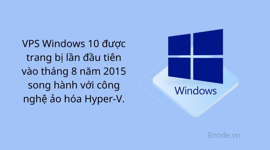 VPS Windows 10 song hành với công nghệ ảo hóa Hyper-V