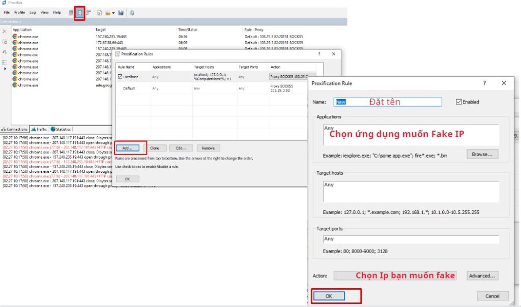 Fake IP cho một ứng dụng bất kỳ