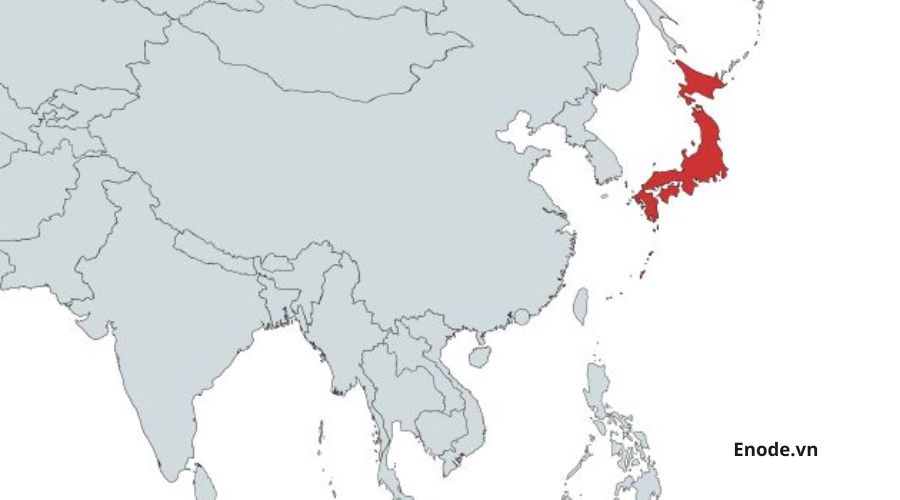 Nhật (Japan) nằm trong khu vực Châu Á mang lại lợi ích về địa lý