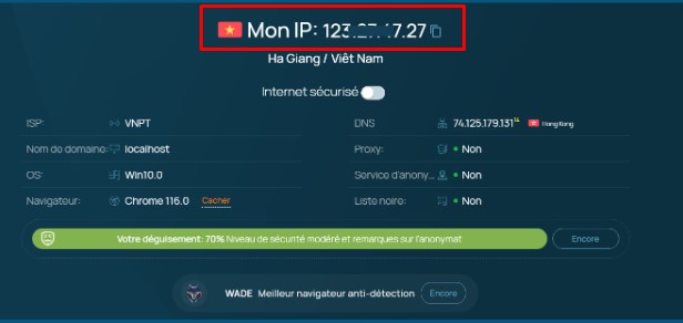 Check địa chỉ IP máy tính bị VPS chặn IP