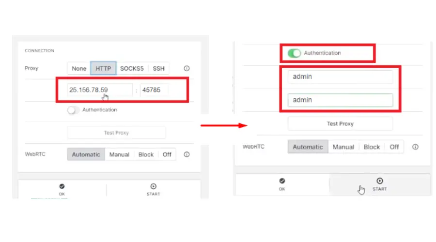 Thêm thông tin Proxy Anh đã mua