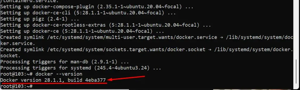 Cài đặt Docker trên VPS Ubuntu thành công