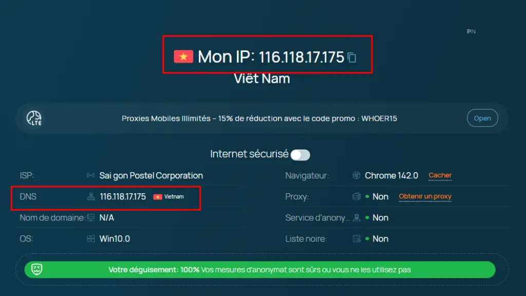 Proxy dân cư tĩnh Việt Nam chuẩn DNS Việt Nam tại Enode.vn