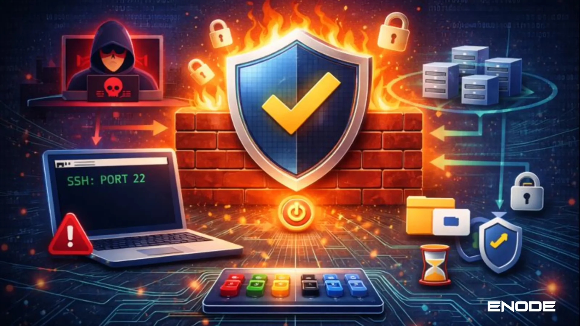 Bật Firewall để bảo vệ VPS Linux