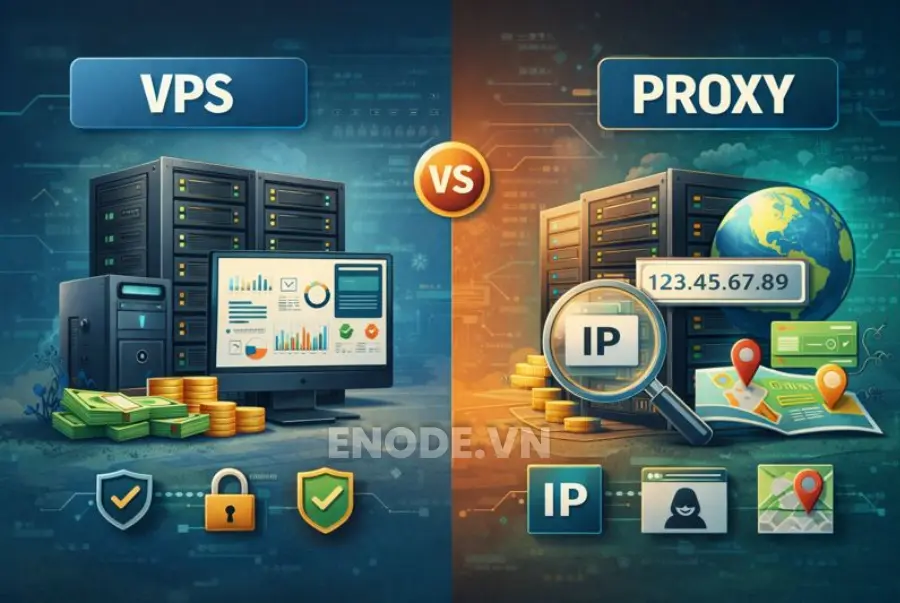 Enode.vn cung cấp VPS Proxy đa quốc gia