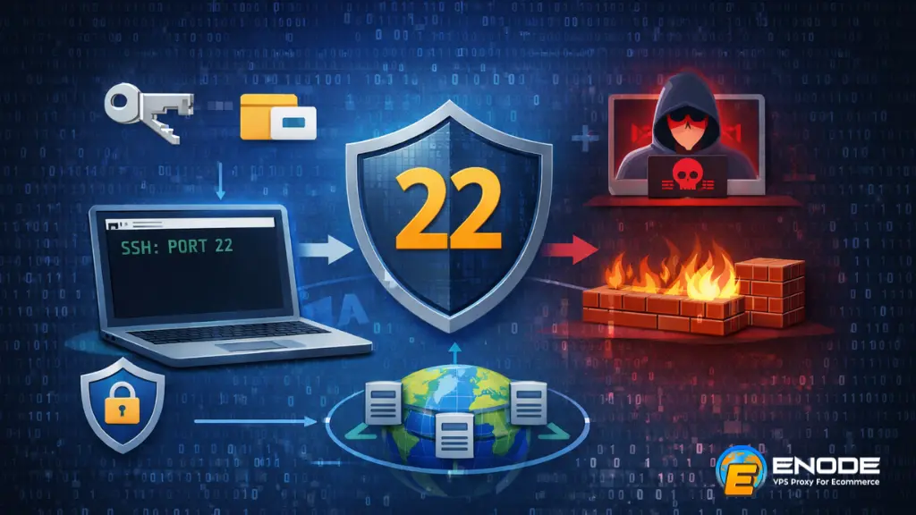 Port 22 rất quan trọng trên VPS Linux