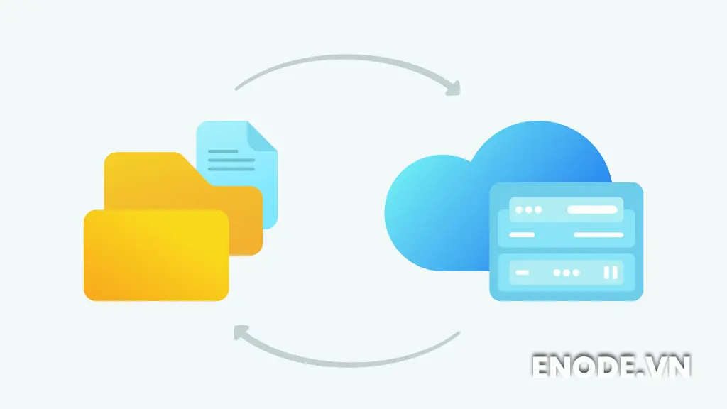 Nên backup sang server khác hoặc cloud