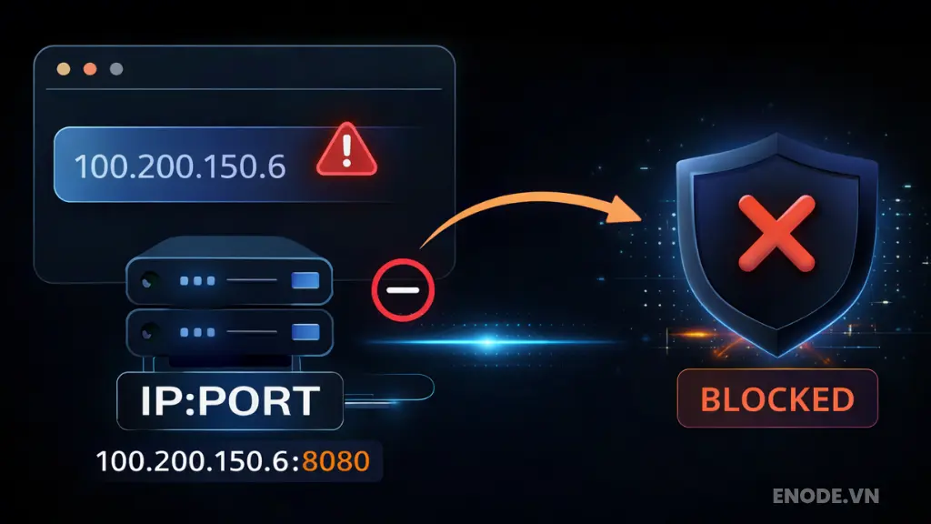 Đổi port proxy khi proxy bị chặn hoặc không thể truy cập