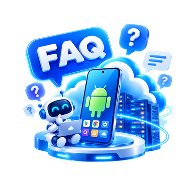 Câu hỏi thường gặp khi sử dụng cloud phone android
