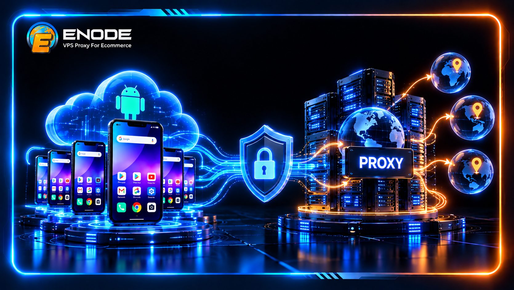 Cloud Phone cho phép người dùng cấu hình Proxy