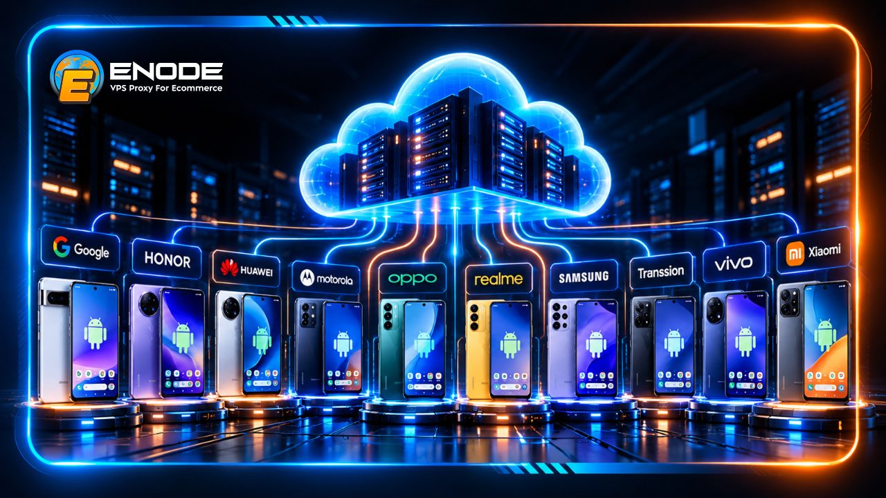 Cloud Phone tại ENODE với Brand Model đa dạng